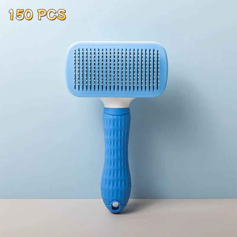Pet Hair Remover Brush for Dogs And Cats Long Hair Grooming Comb Bath Cleaning Brush Essential Pet Supplies