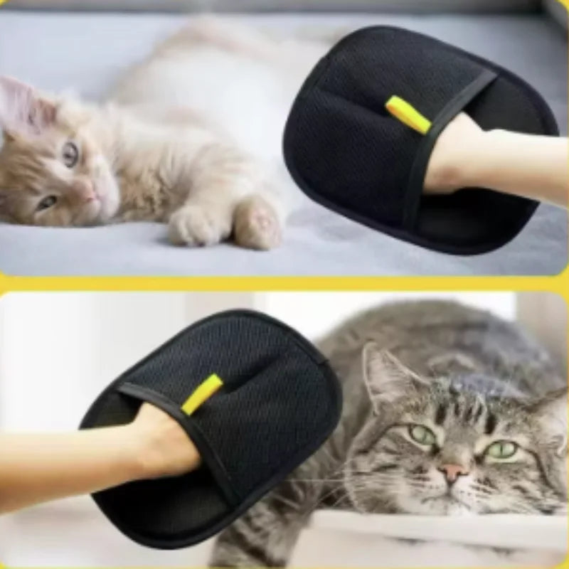 Pet Hair Remover Portable Washable Clothes Hair Dehairing Gloves Pet Cleaning Products Pet Accessories