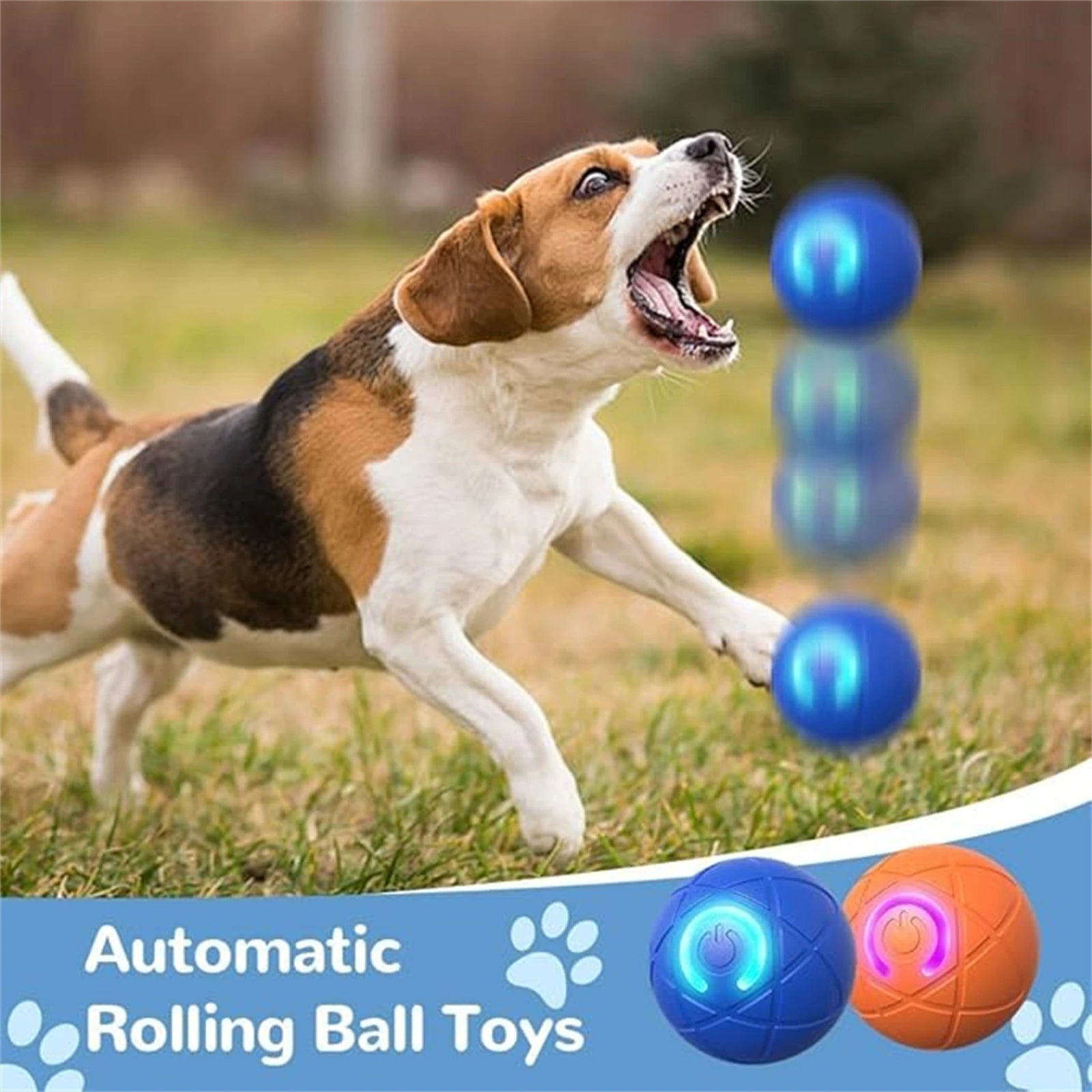 Smart Dog Toys Ball Electronic Interactive Pet Toy Moving Ball USB Automatic Moving Bouncing for Puppy Birthday Gift Cat Product