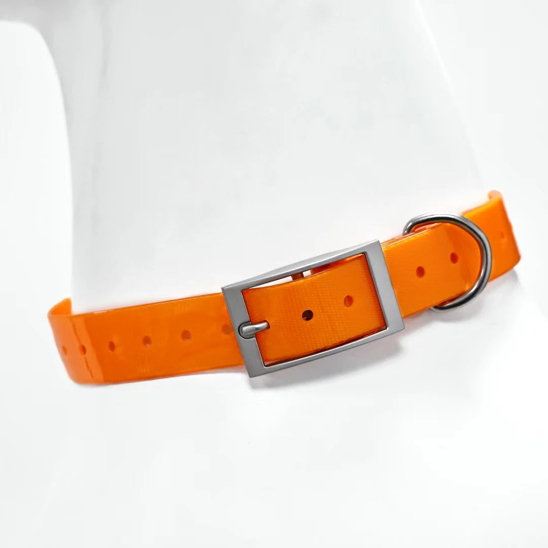 Hunting Dog Collar Non-Toxic TPU Waterproof Collar for Large Dogs Adjustable Durable Easy Clean Pet Training Accessory