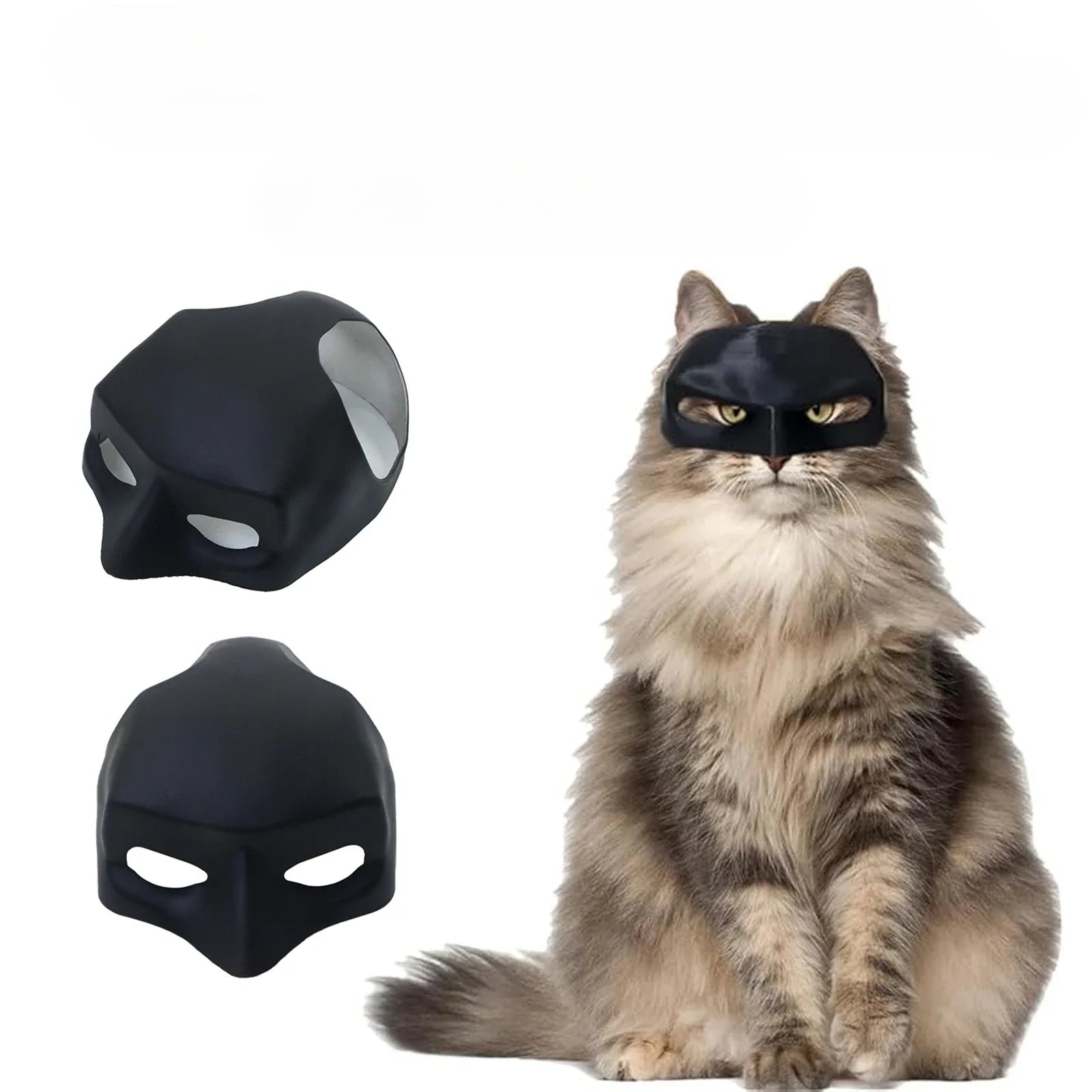 Cat Avenger Mask Bat Halloween 3D Printed Cosplay Hat Cat  Funny Toys Photos Props Pet Accessories