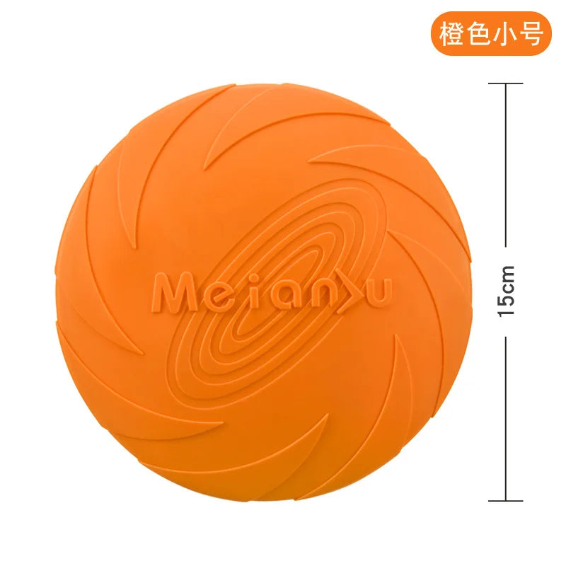 Dog Frisbee, Border Animal Pet Dog Special Frisbee Bite Resistance Training Frisbee Pull Back Standard Dog Toys Pet Products