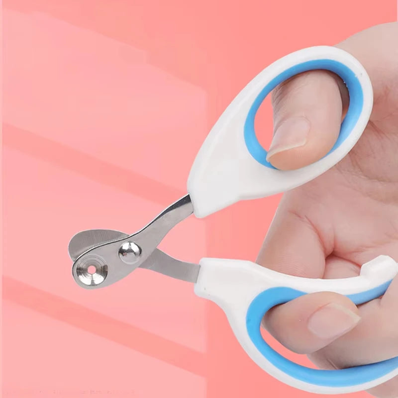 Circular Hole Cat Nail Scissors Professional Pet Dog Nail Clippers Toe Claw Trimmer Pet Grooming Supplies Products for Cats Dogs