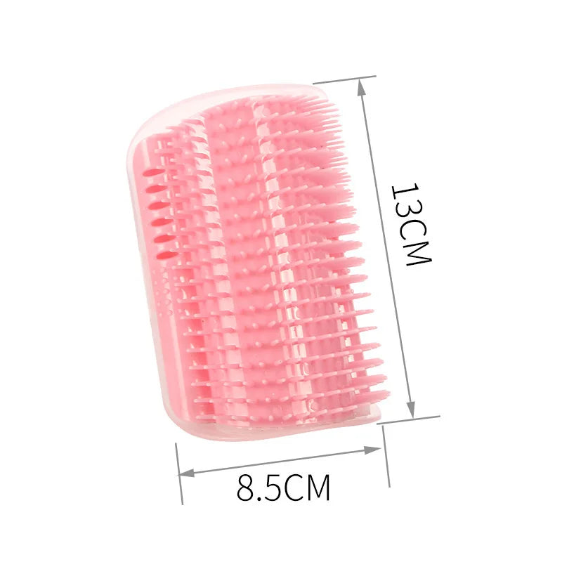 Massage Pet Cat Brush Corner Scrape Hair Removal Beauty Clean Corner Brush Removable Scratcher Comb for Kitten Cat