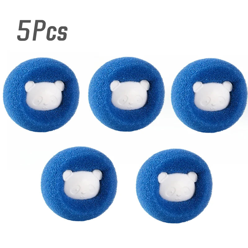 1/5/10PCS Laundry Ball Kit Reusable Washing Machine Hair Remover Ball Cleaning Lint Fuzz Pet Hairs Clothes Household Product