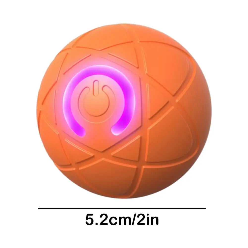 Electronic Interactive Pet Toy Smart Dog Toy Ball USB Automatic Moving Bouncing for Puppy Birthday Gift Cat Products Blue Orange