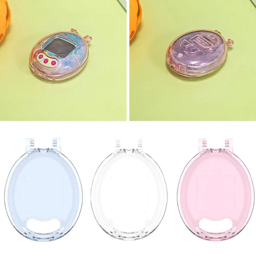 Transparent Game Console Protective Case For Tamagotchi Original Electronic Pet Game Console Protective Case PC Flip Cover