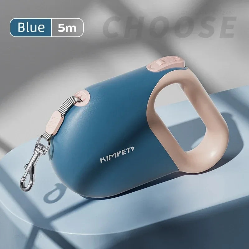 5M Retractable Dog Leash Pet Leashes Traction Rope Reflective Belt Automatic Flexible For Small Medium Large Dog Products