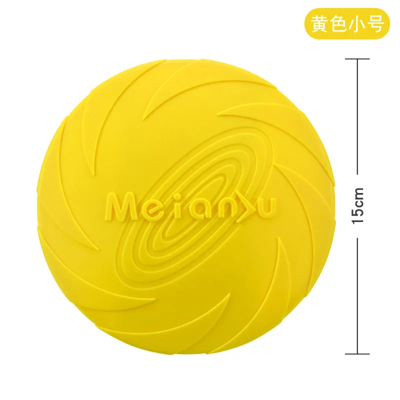 Dog Frisbee, Border Animal Pet Dog Special Frisbee Bite Resistance Training Frisbee Pull Back Standard Dog Toys Pet Products
