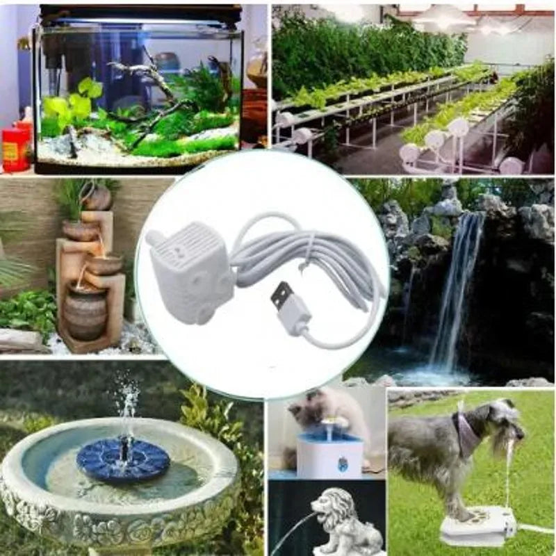 Water Pump Pet Cat Water Fountain Anti-dry Burning Motor Replacement for Cat Flowers Drinking Bowl Water Dispenser Pet Products