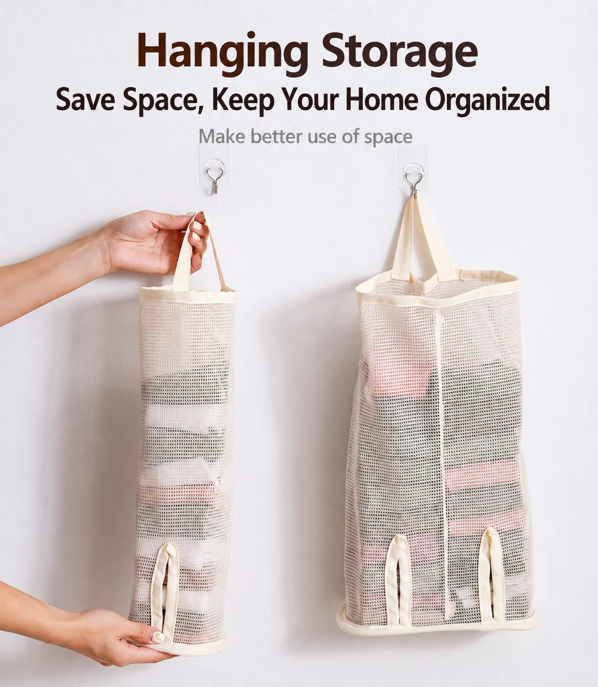 Cat Stick Wall-Mounted Mesh Storage Gag-Suitable For Pet Toys, Cat Toy Storage, Puppy Toys , Storage Bag Without Taking Up Space