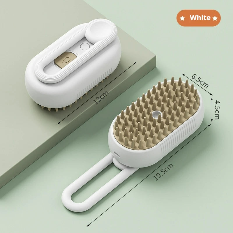 Pet Spray Massage Comb for Cat Dog One Press Spray Anti Static Flying Hair Remover Pet Bath Grooming Brush Pet Grooming Supplies