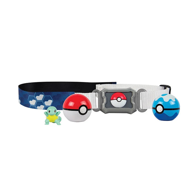 Pokemon Belt Ball Toys Kawaii Pet Elf Pikachu Squirtle Bulbasaur Cosplay Battle Competitive Game Pocket Monster Pocket Ball