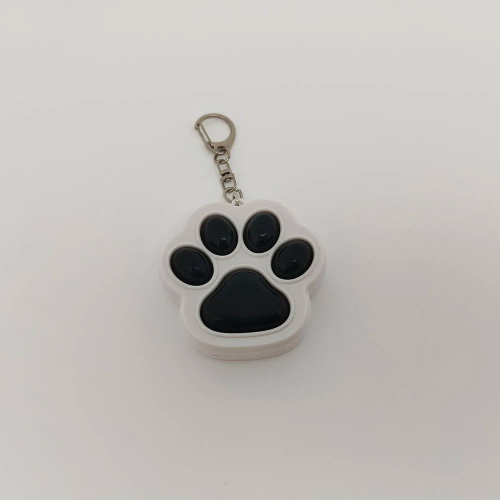Cartoon Kawaii Cat Claw Button Decompression Toy Key Ring Pendant Cute Couple Car Bag Pendant Creative Keychain