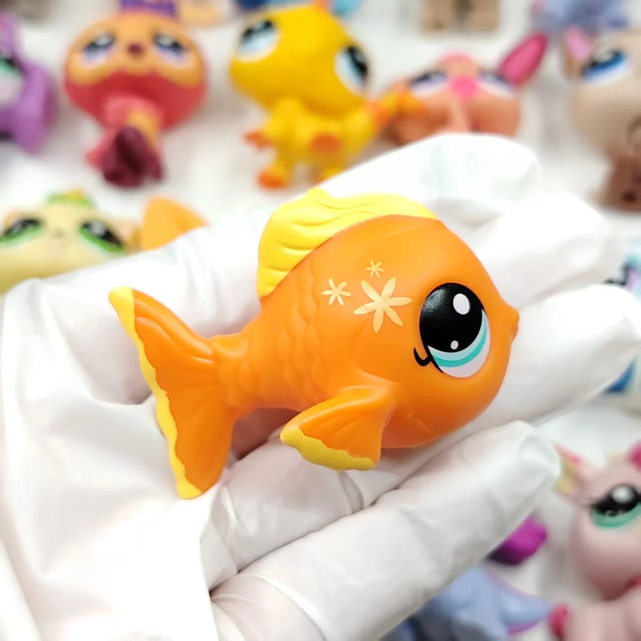 NEW LPS Pet Toys Cute Animal Can Shake Head Kitten Series 4 Original Collection Toys for Girls Christmas Birthday Gift