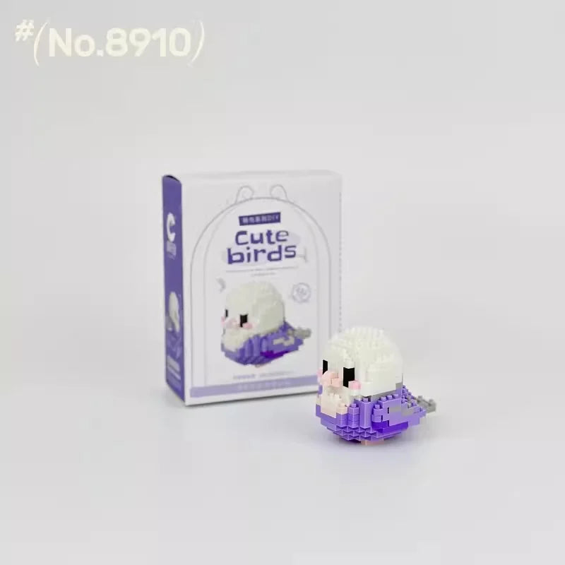 Moe Bird series building block toys assembly, table ornaments, children's educational toys, suitable for boys and girls Christma