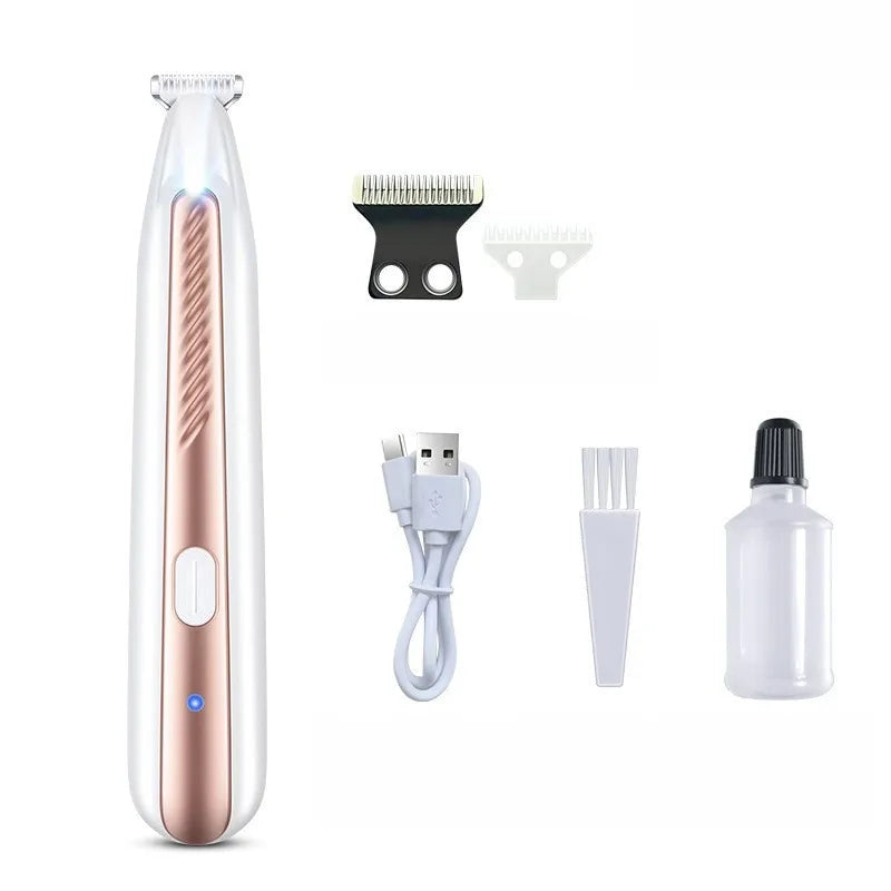 Hair Trimming Pet Shaver Pet Shaver Rounded Teeth Complete Accessories Longlasting Battery Life