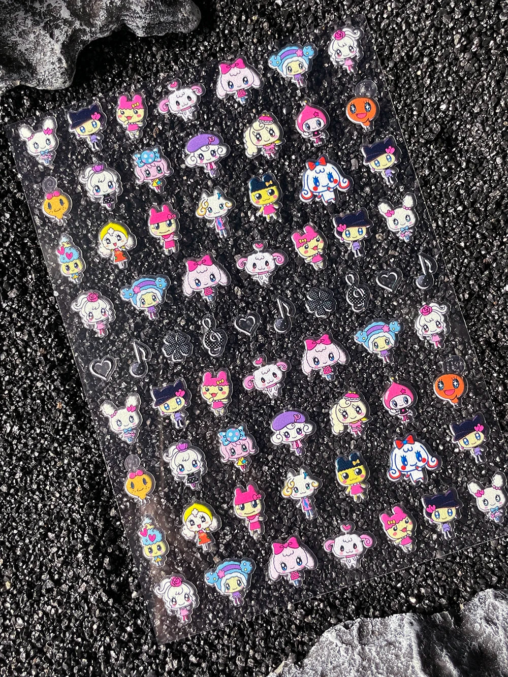 Cartoon Cute Electronic Pet DIY Handmade Scrapbook Nail Sticker Decal Decoration PVC Waterproof Stationery Box Phone Case Sticke