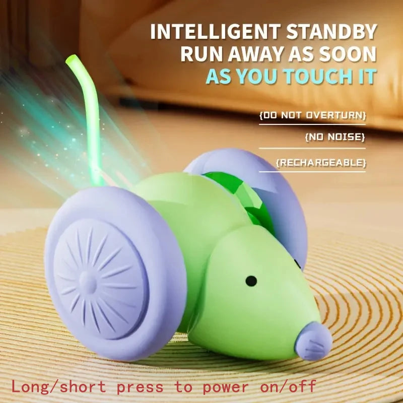 Smart Cat Toys Ball Automatic Interactive Pets Electric Rolling Teaser USB Rechargeable Kitty Moving Bouncing Ball Birthday Gift