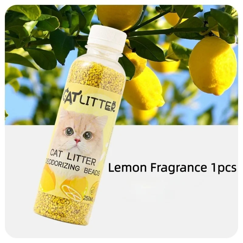 Cat Litter Deodorizing Beads Toilet Granules Litter Box Long Lasting Freshness Air Purification Deodorizer Pet Cleaning Products