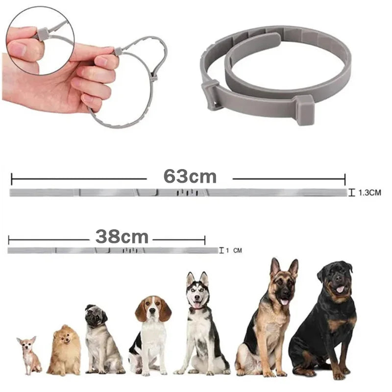 News 38/65CM Cats Dogs Calming Pheromone Collars, Pets Comfortable Adjustable Collar for Puppy Kitten Large Dog Accessories