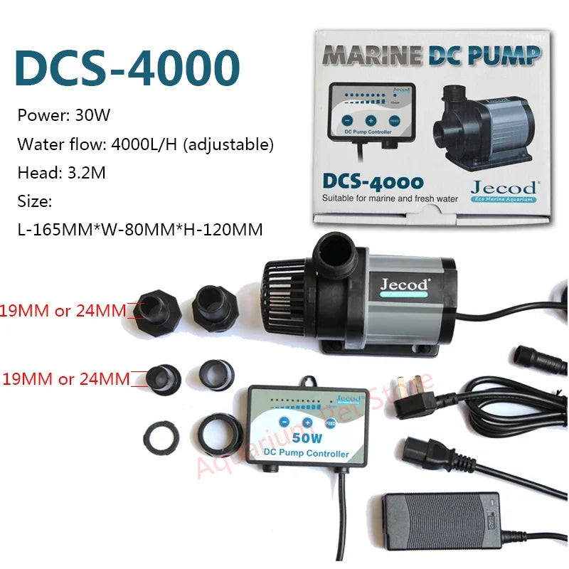 Jebao 110-240V Aquarium Supplies Dcs-2000 Submersible Water Pump Fish Tank Circulating Pump 220v Aquatic Pet Products Home