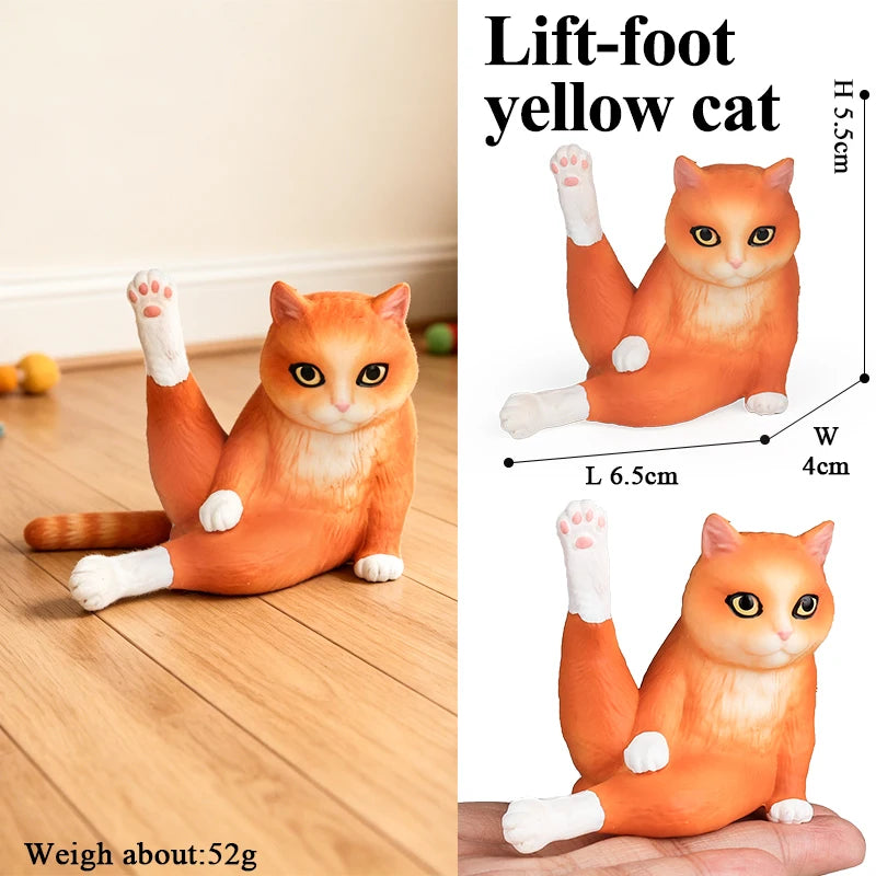 Oenux Cute Pet Model Frog Lizard Pig Hen Rabbit Shiba Inu Hamster Squirrel Otter Animals Figurine PVC Miniature Home Decor Kids
