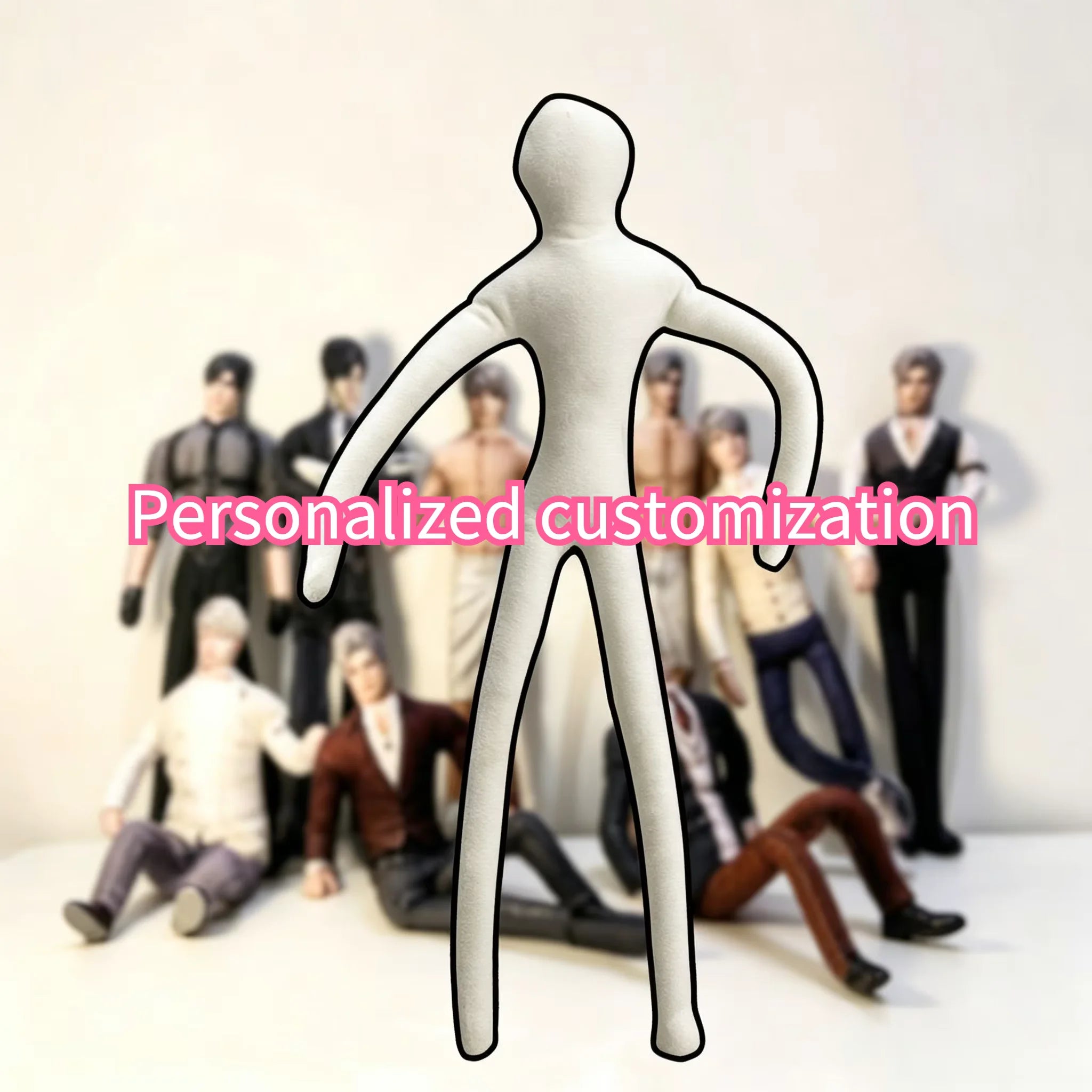 Personalized Custom DIY Handmade Doll Abstract Portrait Customization for Pet Idol & Anime Character Fan Support Collectible