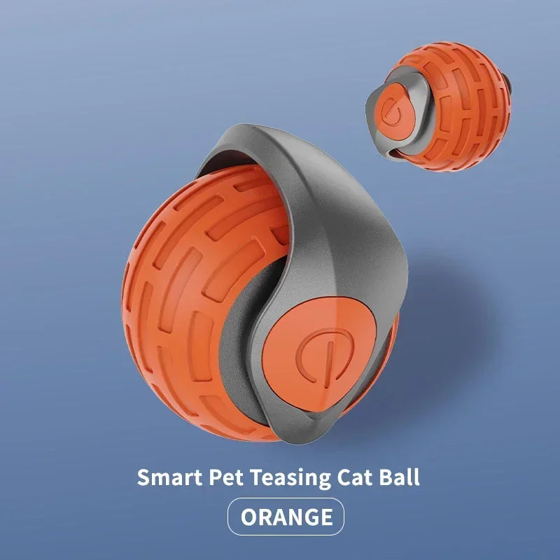 Speedy Tail 2.0 Automatic Cat Toy Ball, Interactive Moving Tail for Indoor Cats/Dogs with Replaceable Tail, Smart Pet Play
