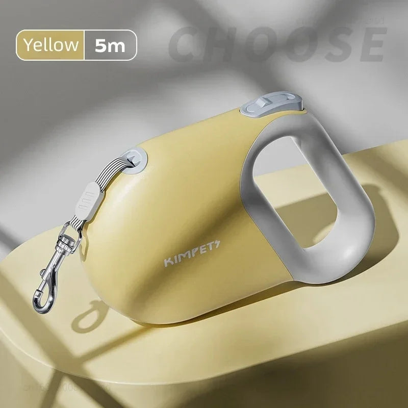 5M Retractable Dog Leash Pet Leashes Traction Rope Reflective Belt Automatic Flexible For Small Medium Large Dog Products