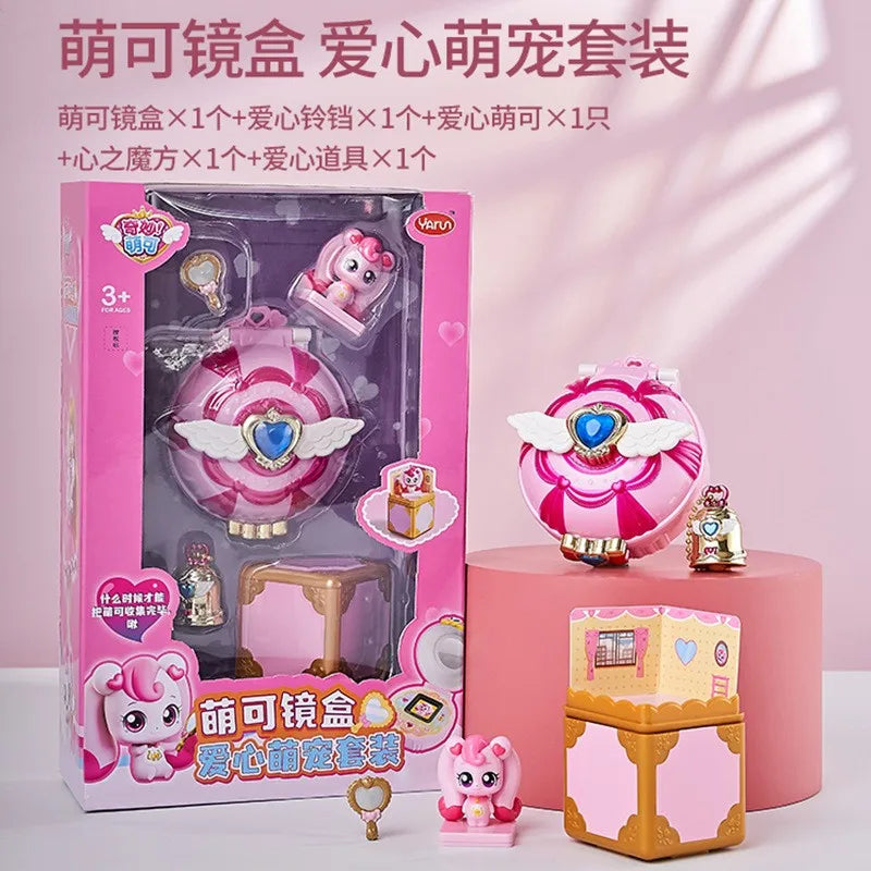 Genuine Stock Catch Teenieping Toy Music Love Mirror Box Cute Pet Set Love Happy Dream Ke Surprise Magic Set Princess Girl Gifts