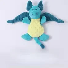 Cartoon Dragon Pet Dog Toys Dot Texture Plush Squeaky Chew Toy Limbs Design Bite‑Resistant Stress Relief Interactive Play Toy