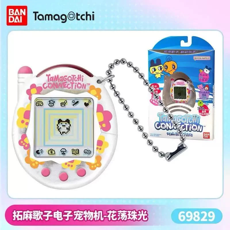 Bandai Tamagotchi Connection V3 Electronic Pet (Linked Ver.) - Elegant Bow/Blue Bubble New