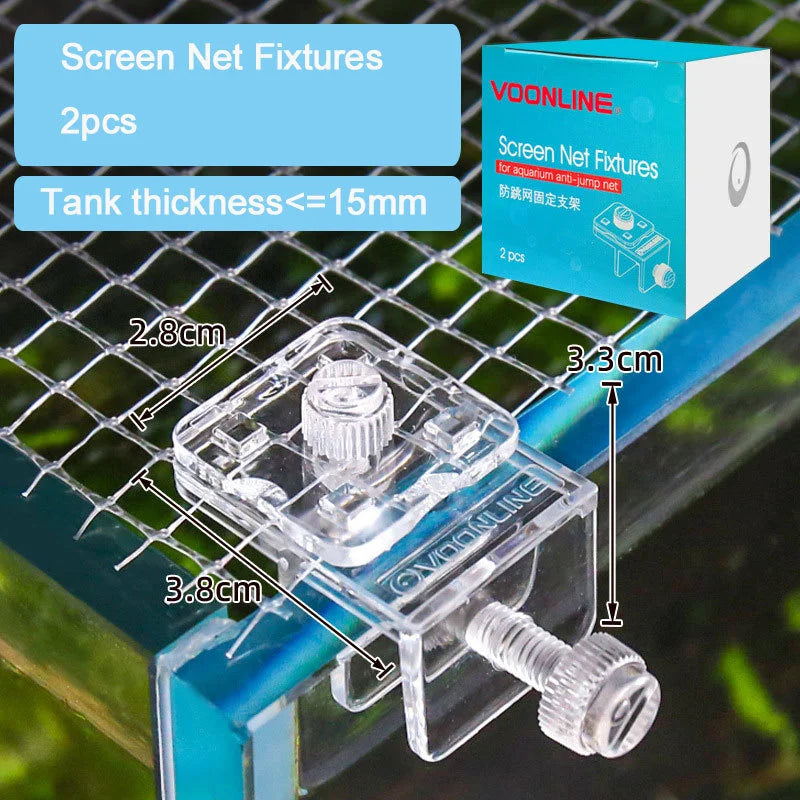 Anti-jumping Net Aquarium Anti Escape Net Cover Fresh Seawater Reef Fish Tank Shrimp Accessories Pet Product Tools Plants Holder