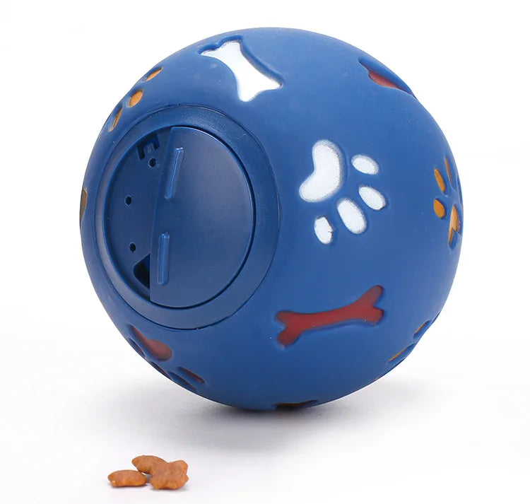 Slow Feeder Interactive Toy For Cats Dogs Leakproof Rubber Chew Ball Training Play Food Dispensing Pet Supplies