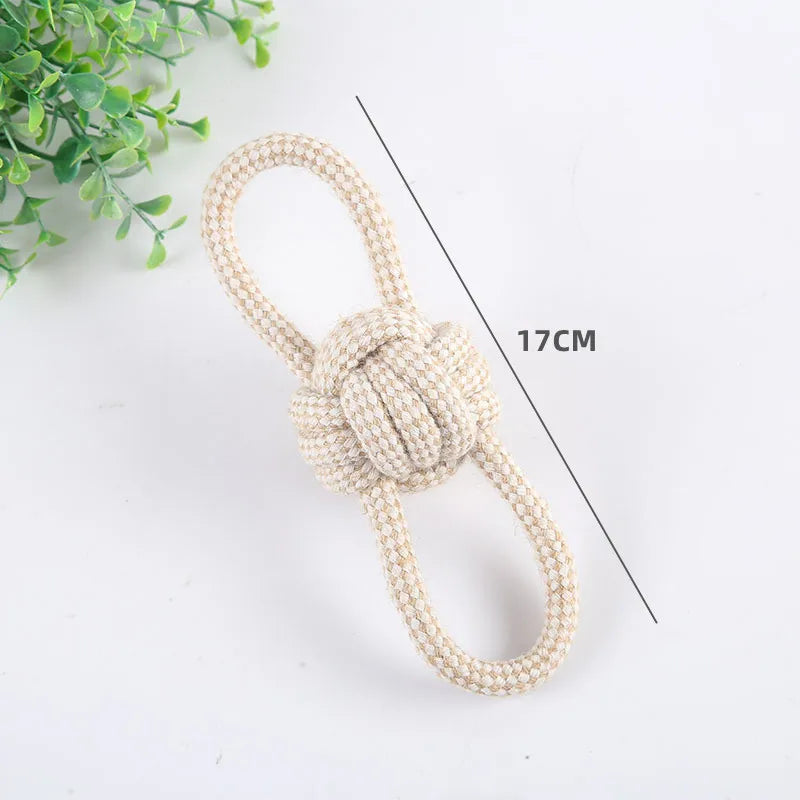 Cat Dog Knot Toy Cleaning Teeth Grinding Teeth Interest Interactive Wear Resistant Knot Toy Play Entertainment Pet Supplies