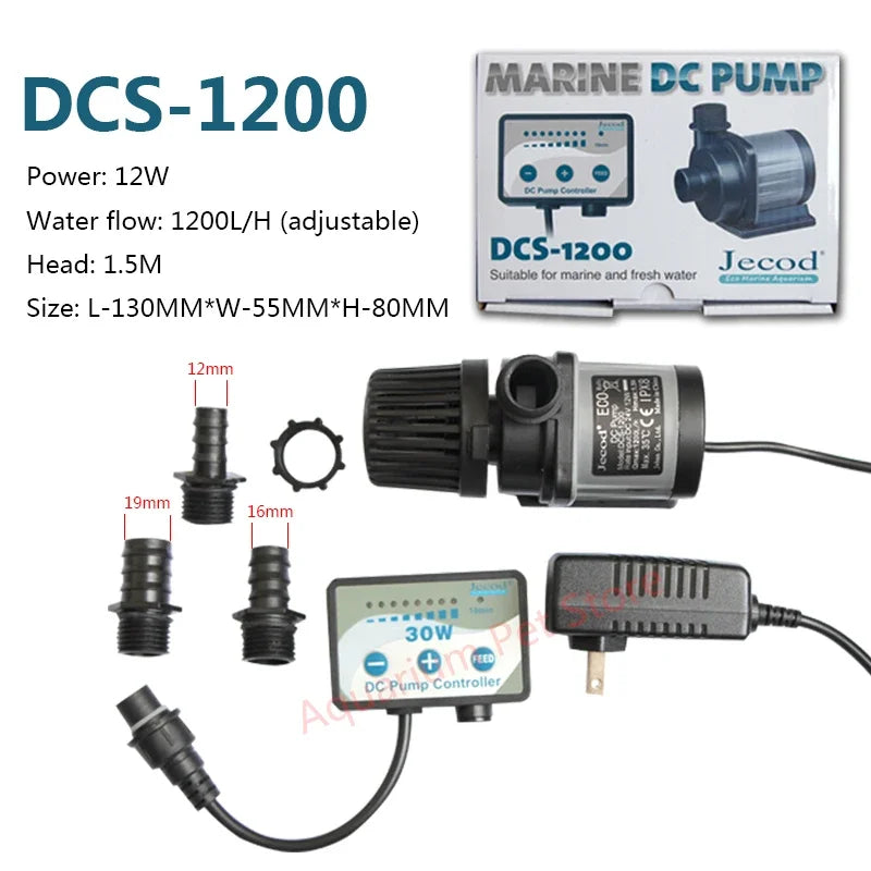 Jebao 110-240V Aquarium Supplies Dcs-2000 Submersible Water Pump Fish Tank Circulating Pump 220v Aquatic Pet Products Home