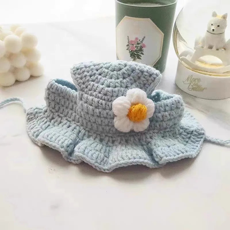 Cat Hat Elastic Cute Refined Pet Hat Puppy Kittens Knitted Hat Party Photo Shoot Props Decoration Cat Accessories