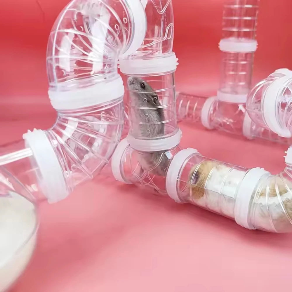Pet Toy Pipeline Accessories DIY Set Hamster Cage Renovation External Pipeline Tunnel Small Pet Supplies Toy