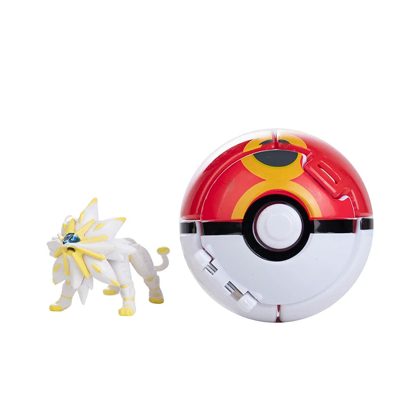 Pokemon Doll Ball Elf Pet Anime Action Doll Pikachu Charizard Mewtwo Bulbasaur Eevee Squirtle Eevee Pokeball Monster Toy Gift