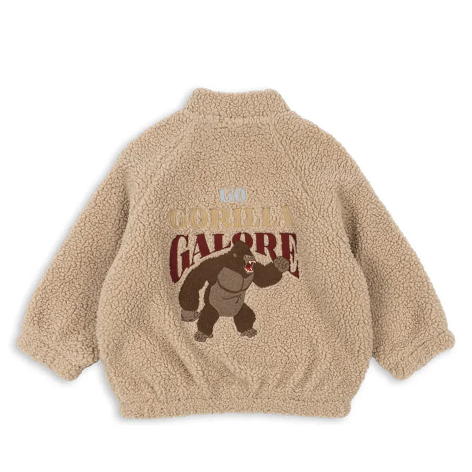 2025 Autumn KS Toddler Girls Lambswool Cats Jacket Boys Cartoon Cotton Fleece Outwear Coat Kid Winter Clothes Child Beetle Coats