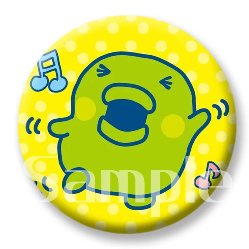 Tamagotchi Electronic Pets Cute Round Brooch Badge Refrigerator Magnets Keychain Mirror 58mm Jewelry Accessories Kawaii Gifts