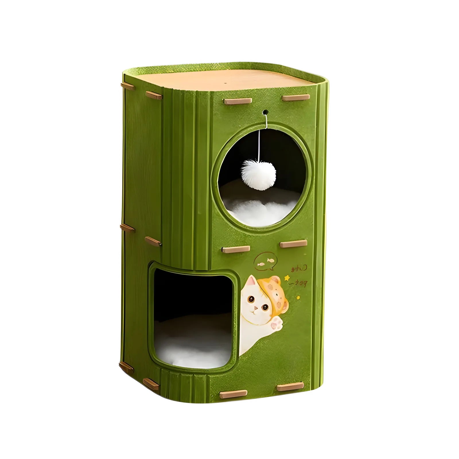 Multi-Layer Cat Nest Cat Climbing Frame Integrated Closed Security Cat Sleeping Nest Scratch-Resistant Wear-Resistant Four-Seas