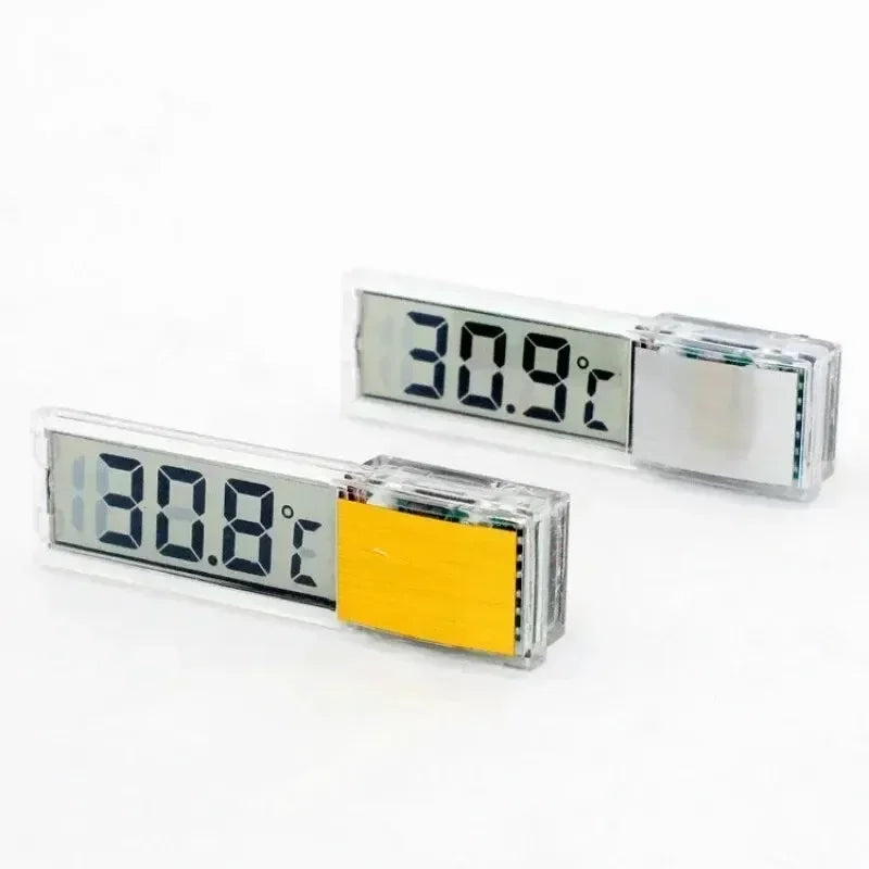 @1S-1pcs Aquarium Thermometer Electronic LCD Digital Fish Tank Temperature Measurement Fish Tank Temp Meter Aquarium Accessories