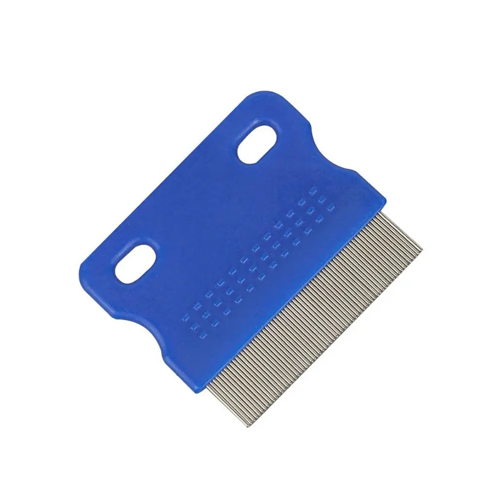 Fine Metal Teeth Pet Accessories For Cat Dog Pet Flea Rakes Hair Shedding Comb Nit Lice Eggs  Removal Fur Removal Brush