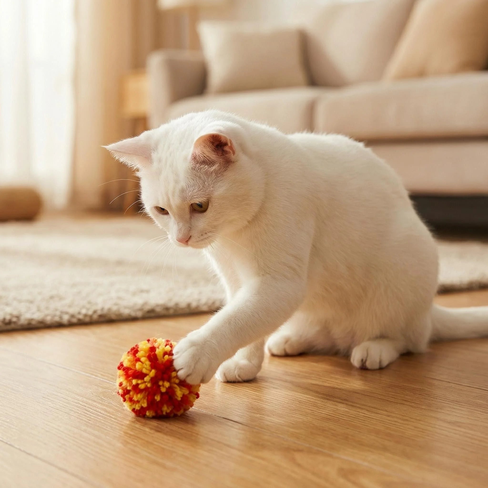 Plush Toy Ball Cat Self-Entertainment Ball Soft Dog Universal Toy Ball Cat Toys Interactive Pet Products