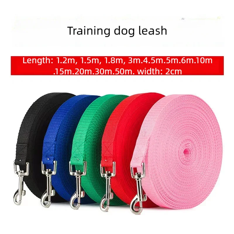 Multi-Size Dog Training Leashes Walking Pet Leash Long Lanyard Traction Rope for Small and Large Dogs Lead Item