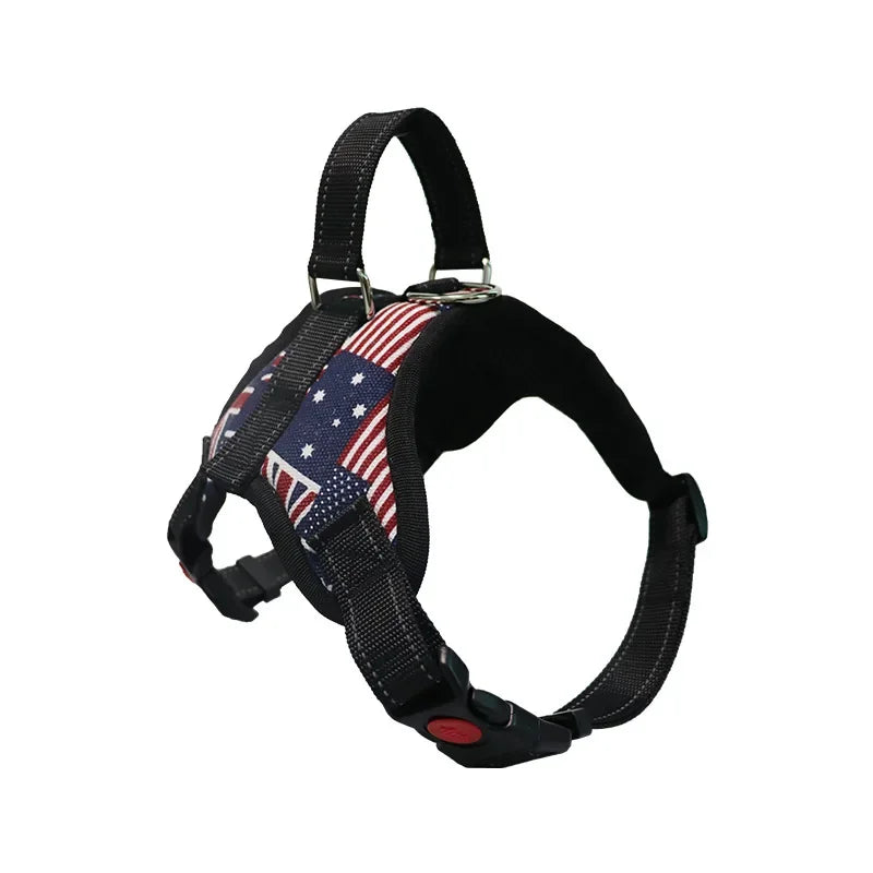 Saddle Dog Harness Reflective Adjustable Pet Harness No Pull Walking Training Small Medium Large Big Dogs Chest Strap Product