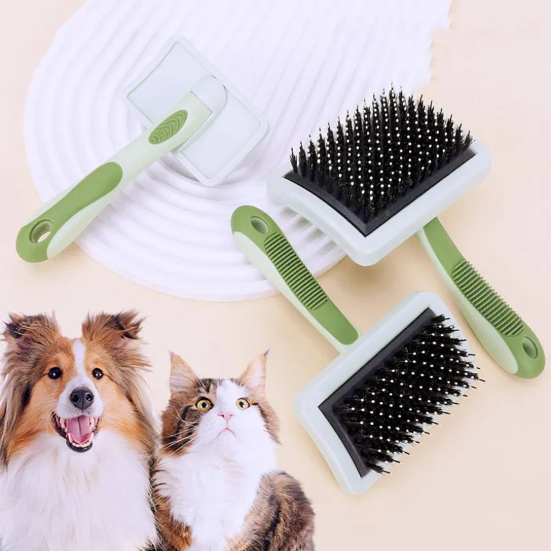 Dog Comb Pet Hair Remover No Hurt Brush for Dogs Hair Pulling Massage Dog Brush Soft Dogs Brushes Cleaning Cat Comb Pet Products