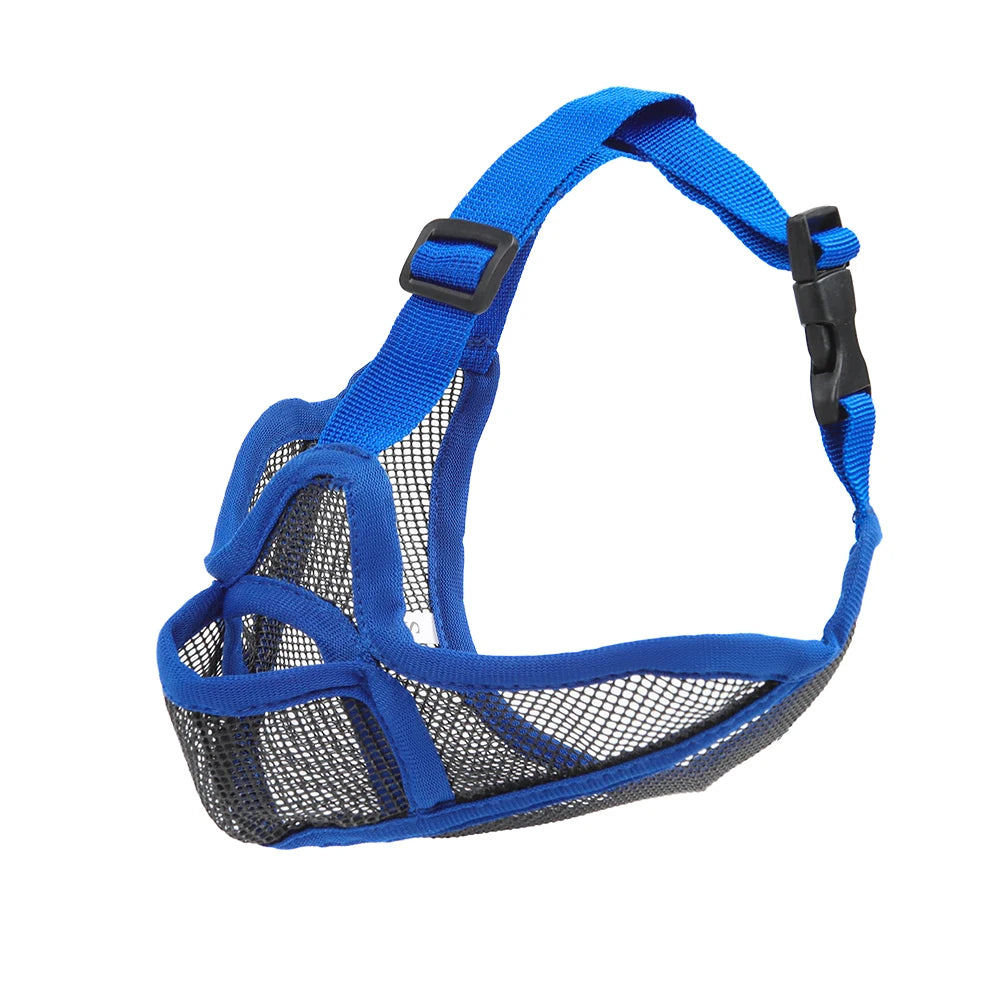 Short-Snouted Dog Muzzle Bulldogs Breathable Anti-Biting Walking Drinkable Short-Mouthed Dog Snout Cover Pet Products Shar Pei